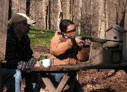 Jessica is becoming a very good shot!!!